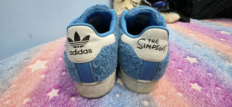 Zapatillas peludas azules Simpsons - 4