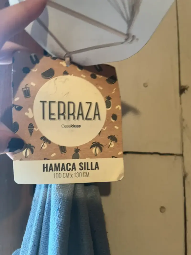 Hamaca silla colgante gris - 3