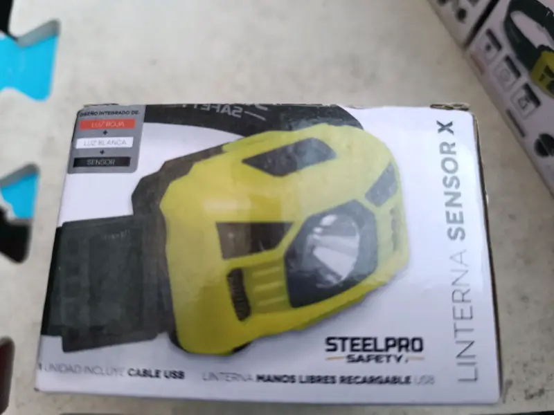 Linterna frontal sensor X Steelpro - 1
