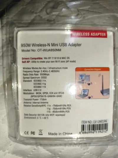 Adaptador USB Wireless-N 950M - miniatura 6