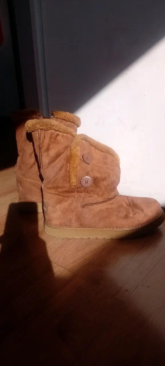 Botines de invierno marrones con forro - 2
