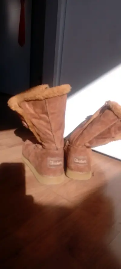 Botines de invierno marrones con forro - miniatura 3