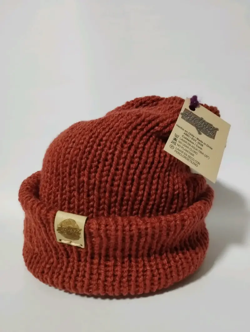 Gorro tejido dobles bicolor - 2