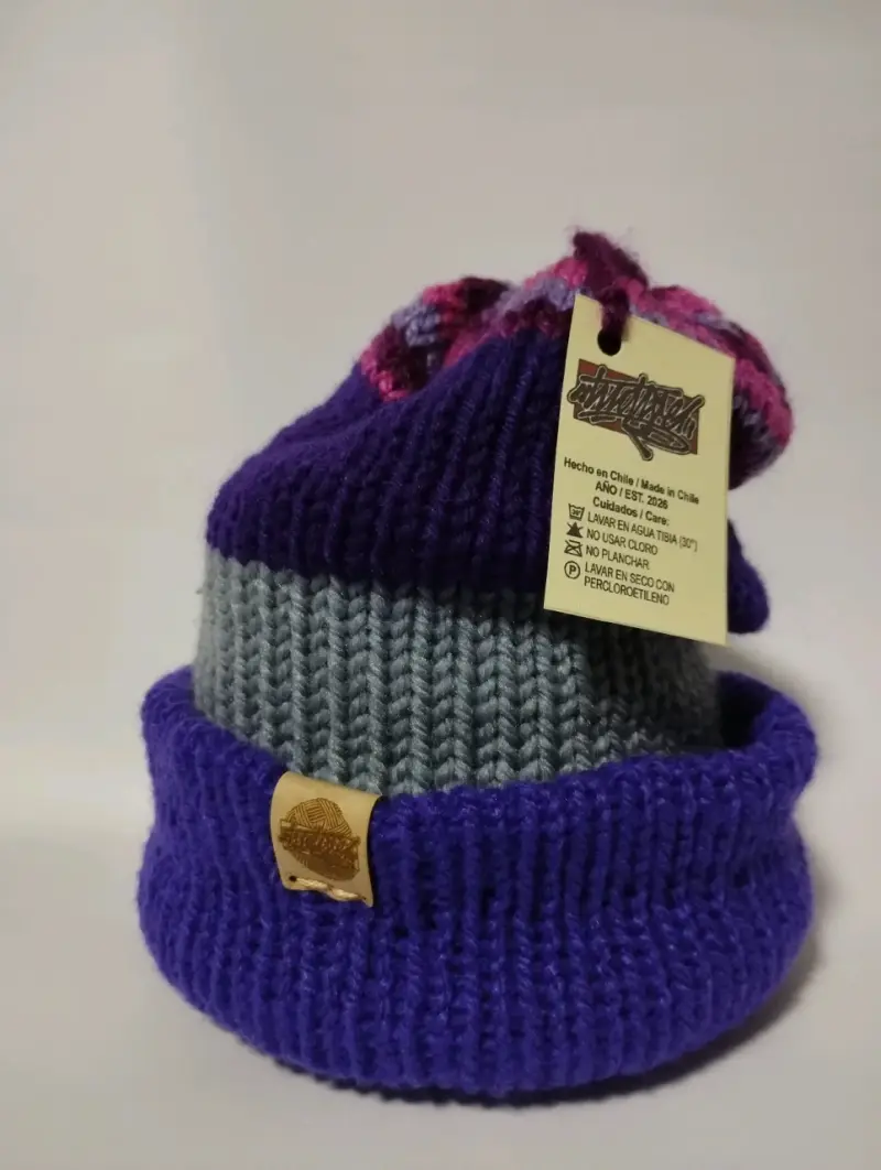 Gorro tejido dobles bicolor - 6
