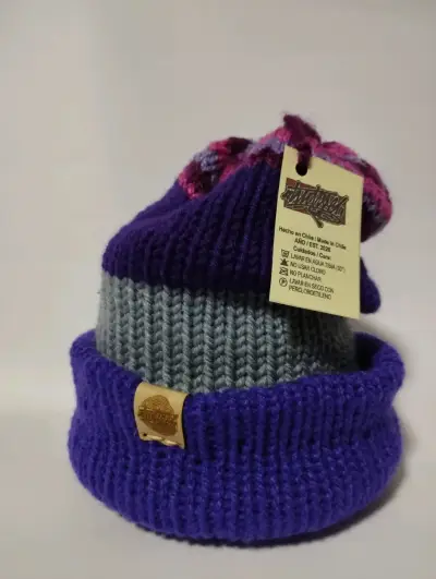 Gorro tejido dobles bicolor - miniatura 6