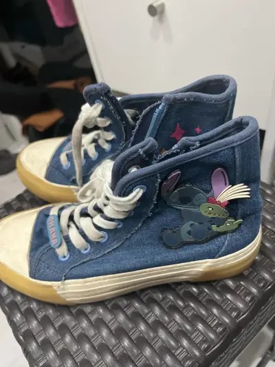 Zapatillas denim con diseño stich - miniatura 1