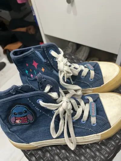 Zapatillas denim con diseño stich - miniatura 3