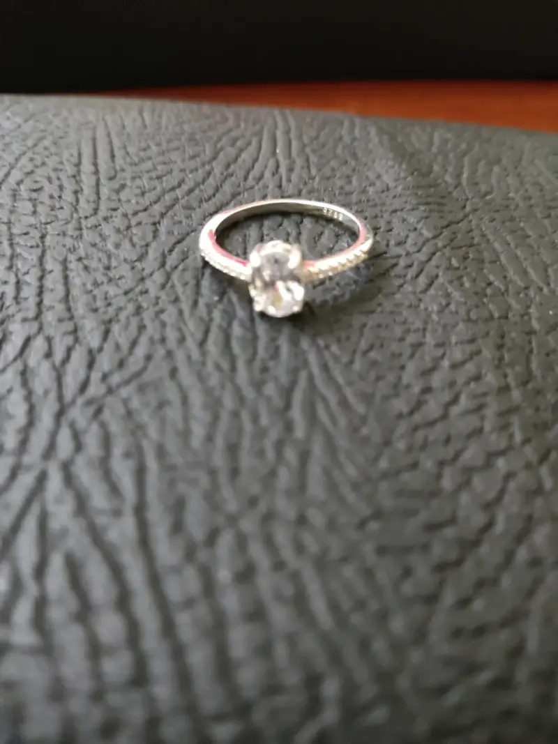 Anillo de plata 925 con circonia - 2