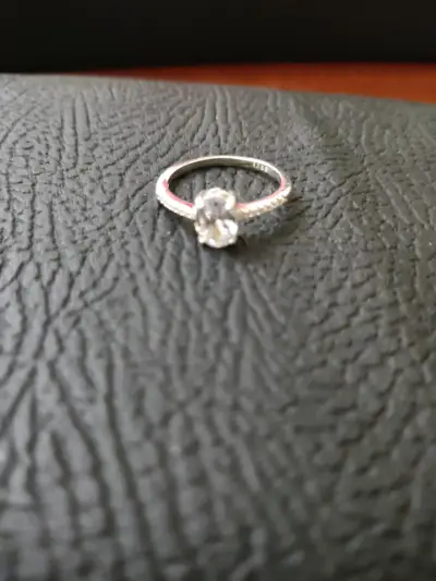 Anillo de plata 925 con circonia - miniatura 2