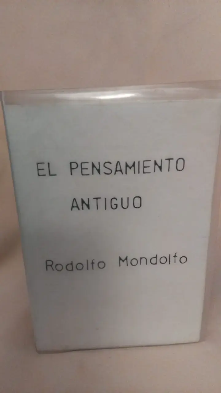 Libro El Pensamiento Antiguo