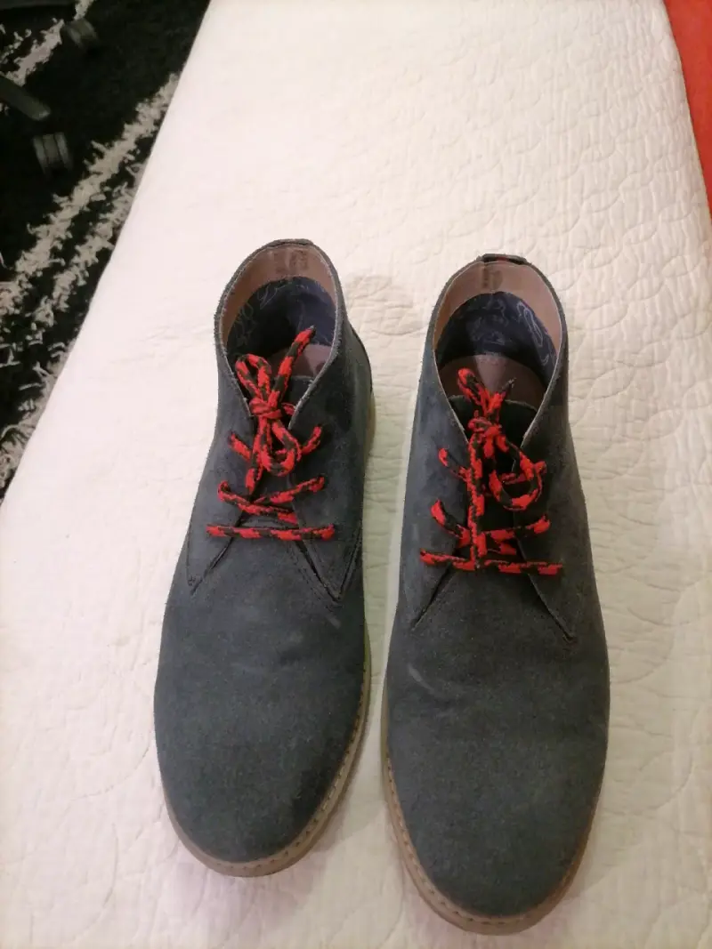 Botines de gamuza azules hush puppies - 2