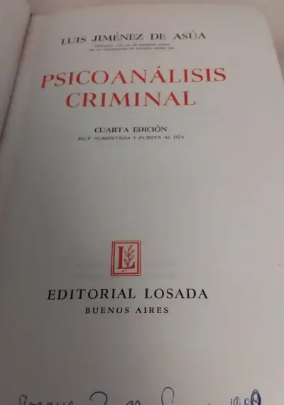 libro Psicoanálisis criminal - miniatura 2