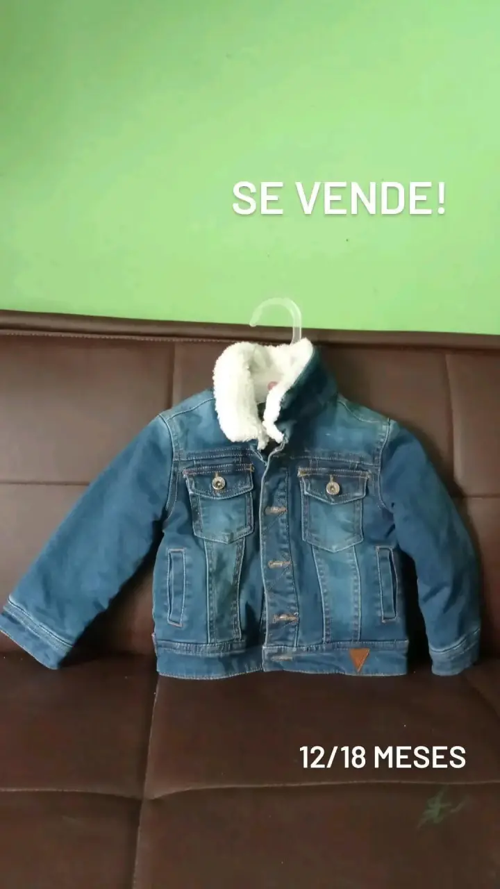 Chaqueta de mezclilla infantil