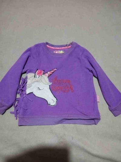 Vestido infantil coral con arcoíris - miniatura 3