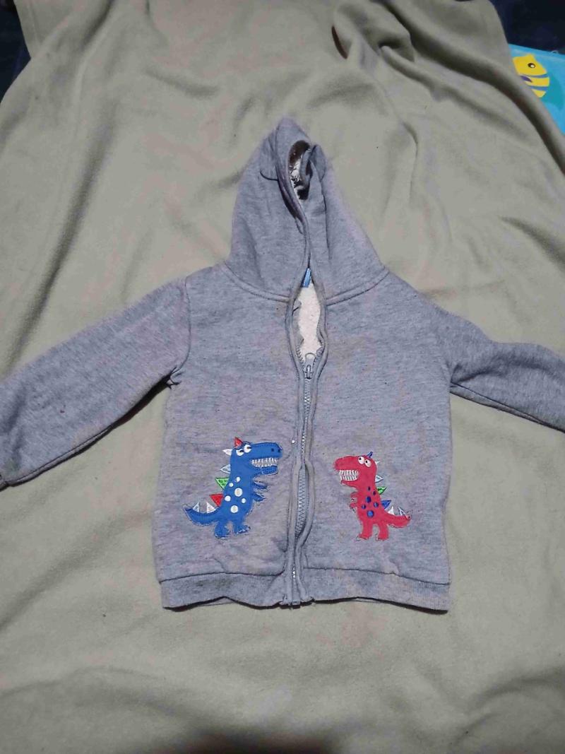 Vestido infantil coral con arcoíris - 6