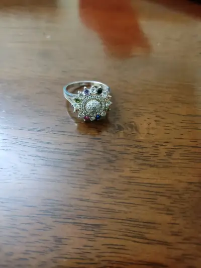 Anillo de plata 925 con piedras - miniatura 1