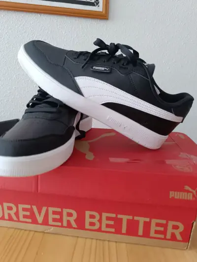 Zapatillas negras Puma nuevas 45 - miniatura 3