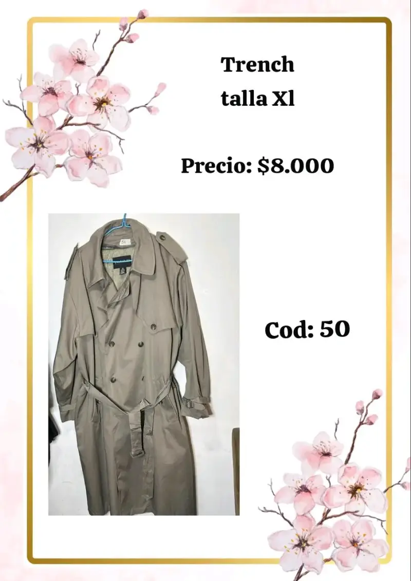 Trench gris con forro desmontable - 3