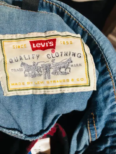 Camisa de mezclilla azul Levis - miniatura 2