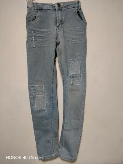 Jeans azul niña - miniatura 5