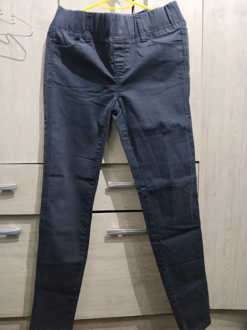 Pantalones azul oscuro mujer - 1