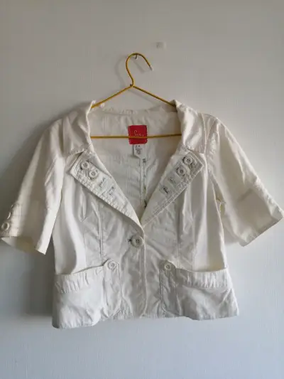 Chaqueta blanca de mujer - miniatura 1