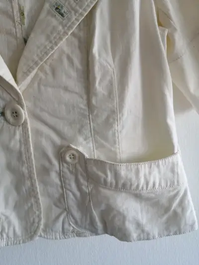 Chaqueta blanca de mujer - miniatura 5