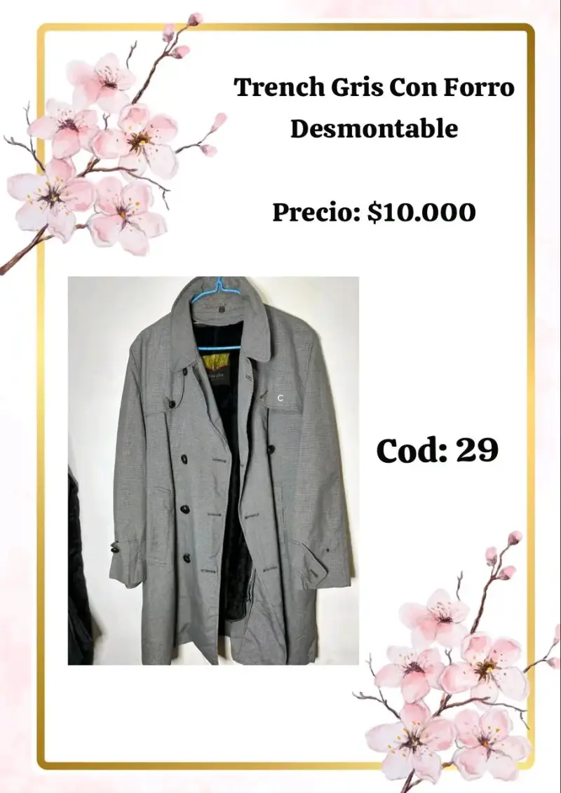 Chaleco gris talla L - 5