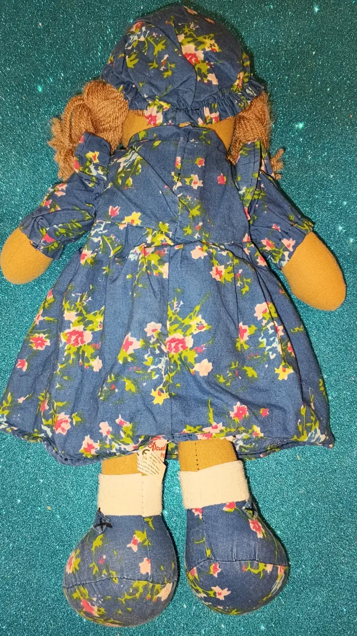 Muñeca de trapo floral - 2