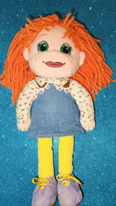 Muñeca de trapo vintage - miniatura 1