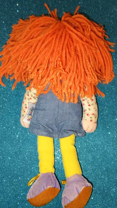 Muñeca de trapo vintage - miniatura 2