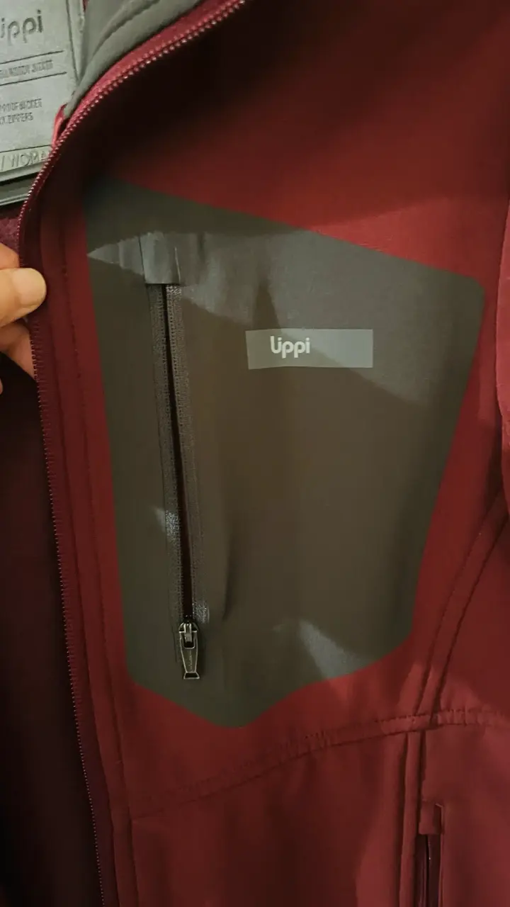 Chaqueta softshell burdeos Marca Lippi original - 3
