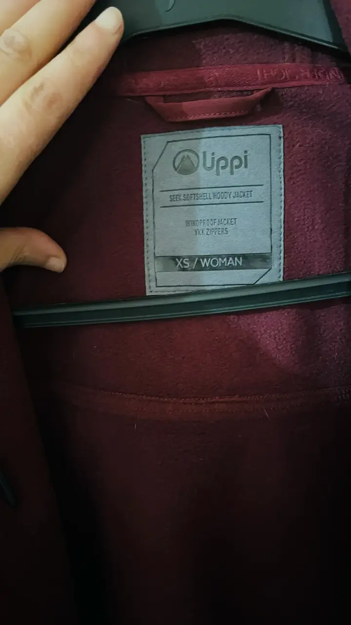 Chaqueta softshell burdeos Marca Lippi original - 4