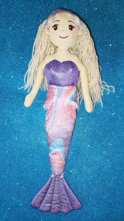 Muñeca de sirena colorida - miniatura 1