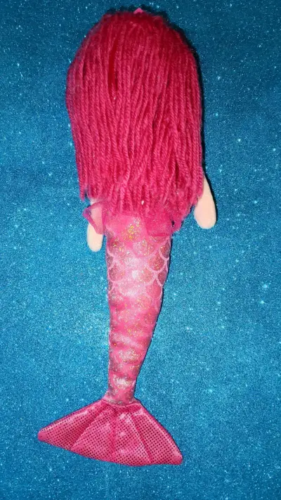 Muñeca sirena rosada brillante - miniatura 2