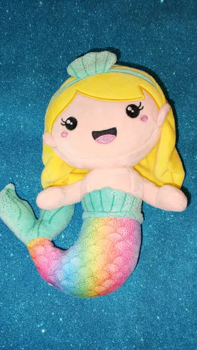 Peluche sirena arcoíris - miniatura 1
