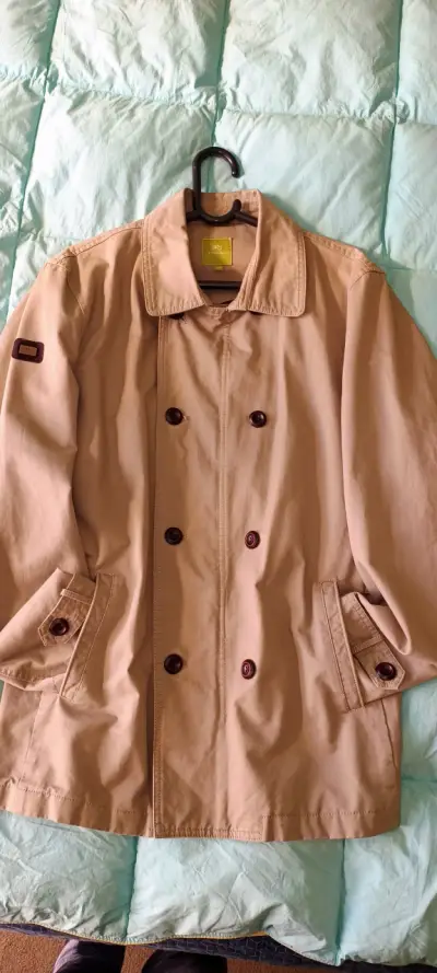 Abrigo beige largo y parka niña talla 16 - miniatura 1