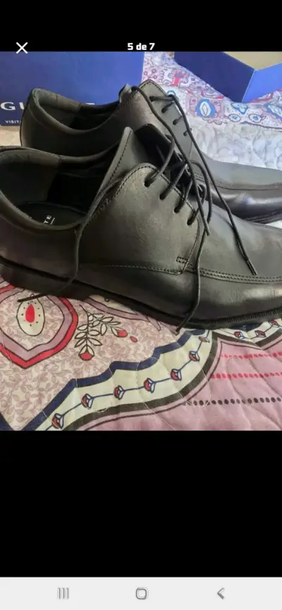 Blazer azul oscuro y zapatos de vestir - miniatura 5