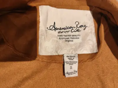 Chaqueta café estilo biker - miniatura 3