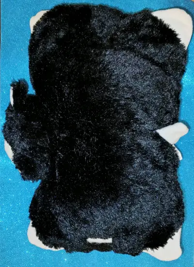 Peluche de gato negro suave - miniatura 2