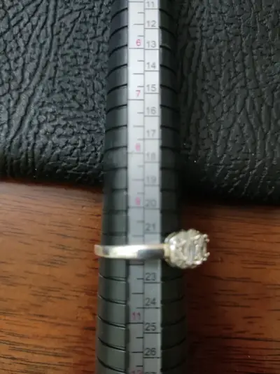 Anillo de plata 925 con cristales - miniatura 2