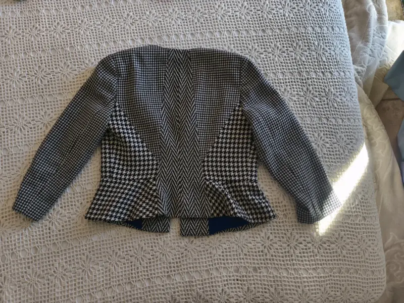 Chaqueta de cuero burdeo - 4