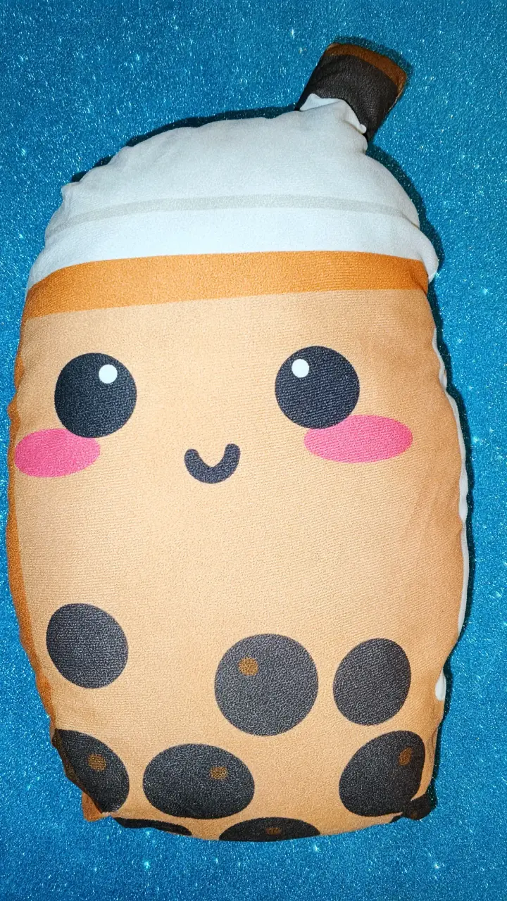 Cojín de té boba kawaii - 1