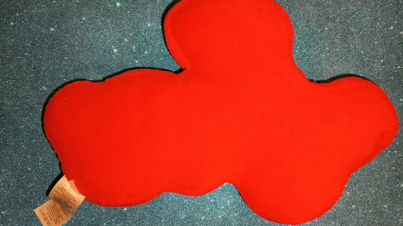 Cojín decorativo rojo 'Love' - 2