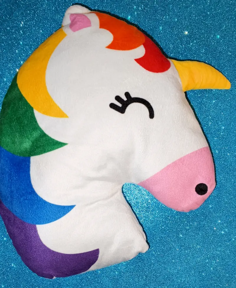 Cojín de unicornio multicolor - 1