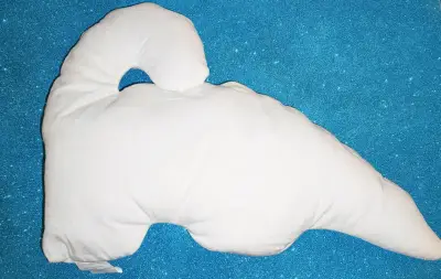 Almohada infantil dinosaurio azul - miniatura 2
