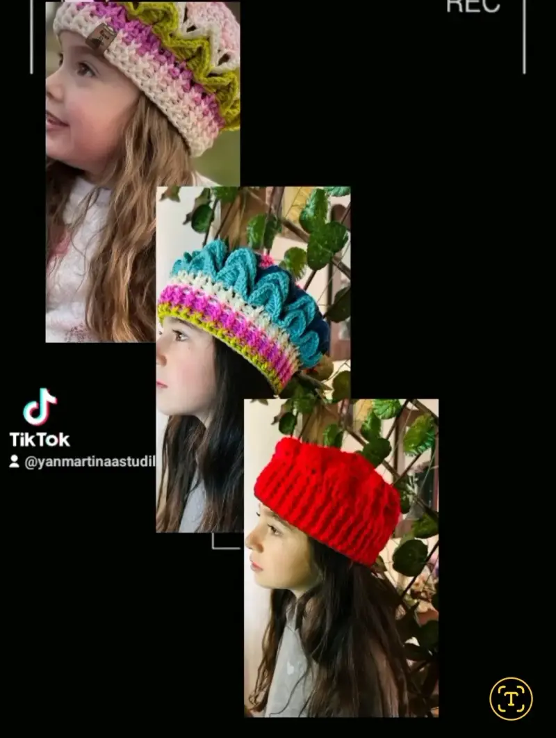 Gorros de lana tejidos a mano