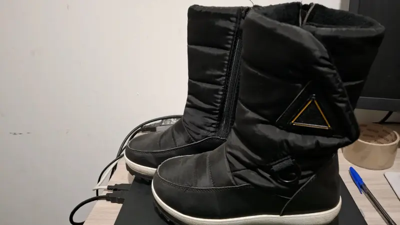 Botas negras impermeables para nieve - 3