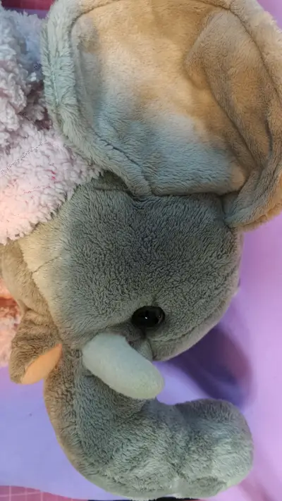 Peluche BAB elefante con bata rosa - miniatura 2