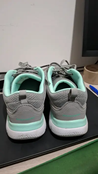 Zapatillas gris Skechers - miniatura 3